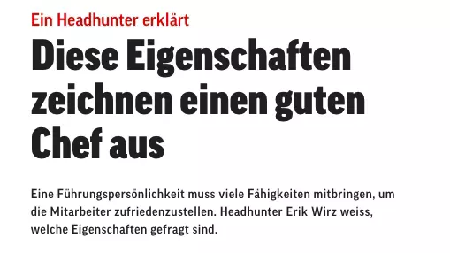 EN Diese Eigenschaften zeichnen einen guten Chef aus